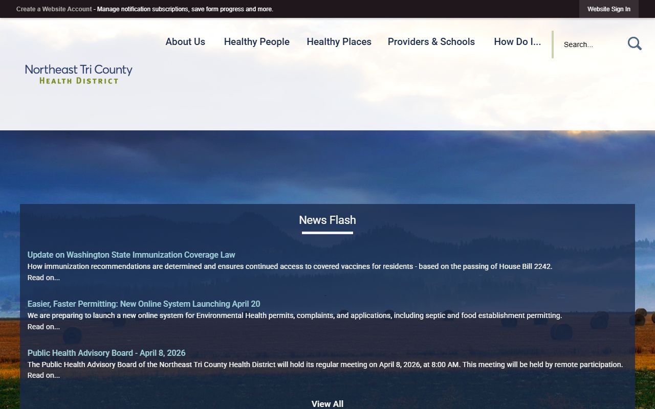 Ferry County Birth Records - Northeast Tri County Health District